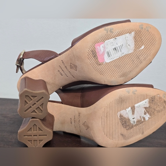 Antonio Melani Brinay Leather Slingback W/Block Heels Women's Size 6.5M - Picture 10 of 12